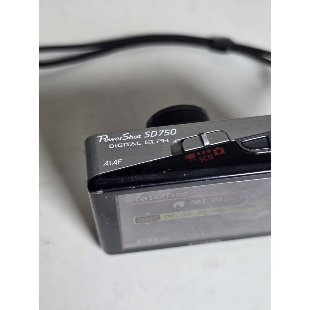 Canon PowerShot Digital ELPH Silver SD750 Digital Camera Battery Charger SD - Picture 11 of 15